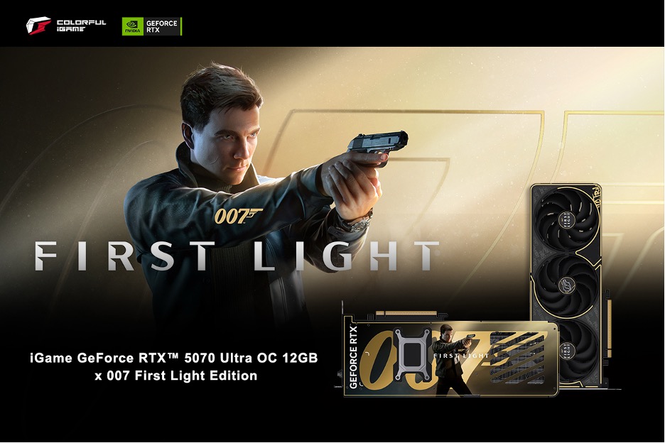 COLORFUL Reveals 007 First Light RTX 5070 Limited Edition