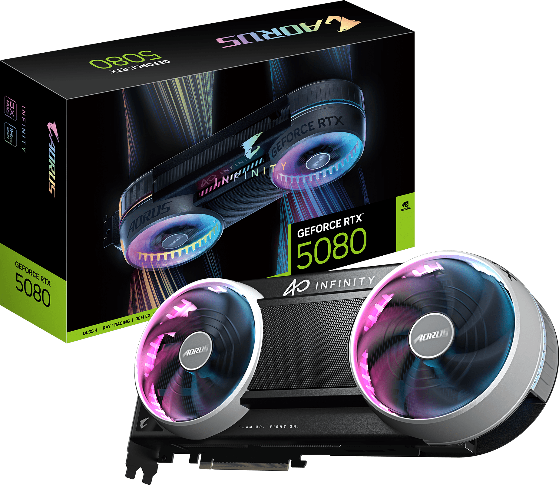 GIGABYTE AORUS RTX 5080 INFINITY and INFINITY WOOD Are Now Available