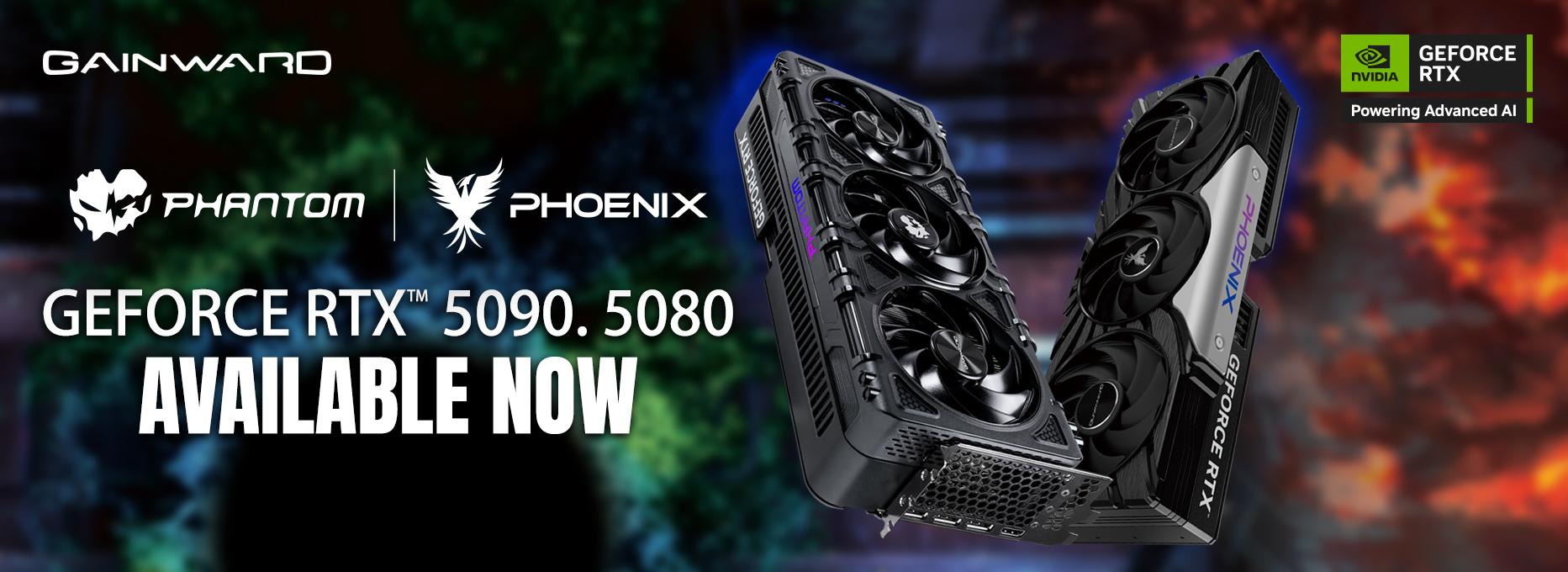 Gainward's GeForce RTX Lineup: Five Series Covering RTX 30 to RTX 50
