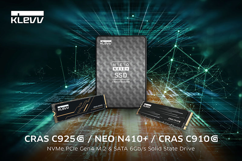 KLEVV's PCIe Gen4 SSD Pitch Is Just Its Existing Lineup, Repackaged as a Trio