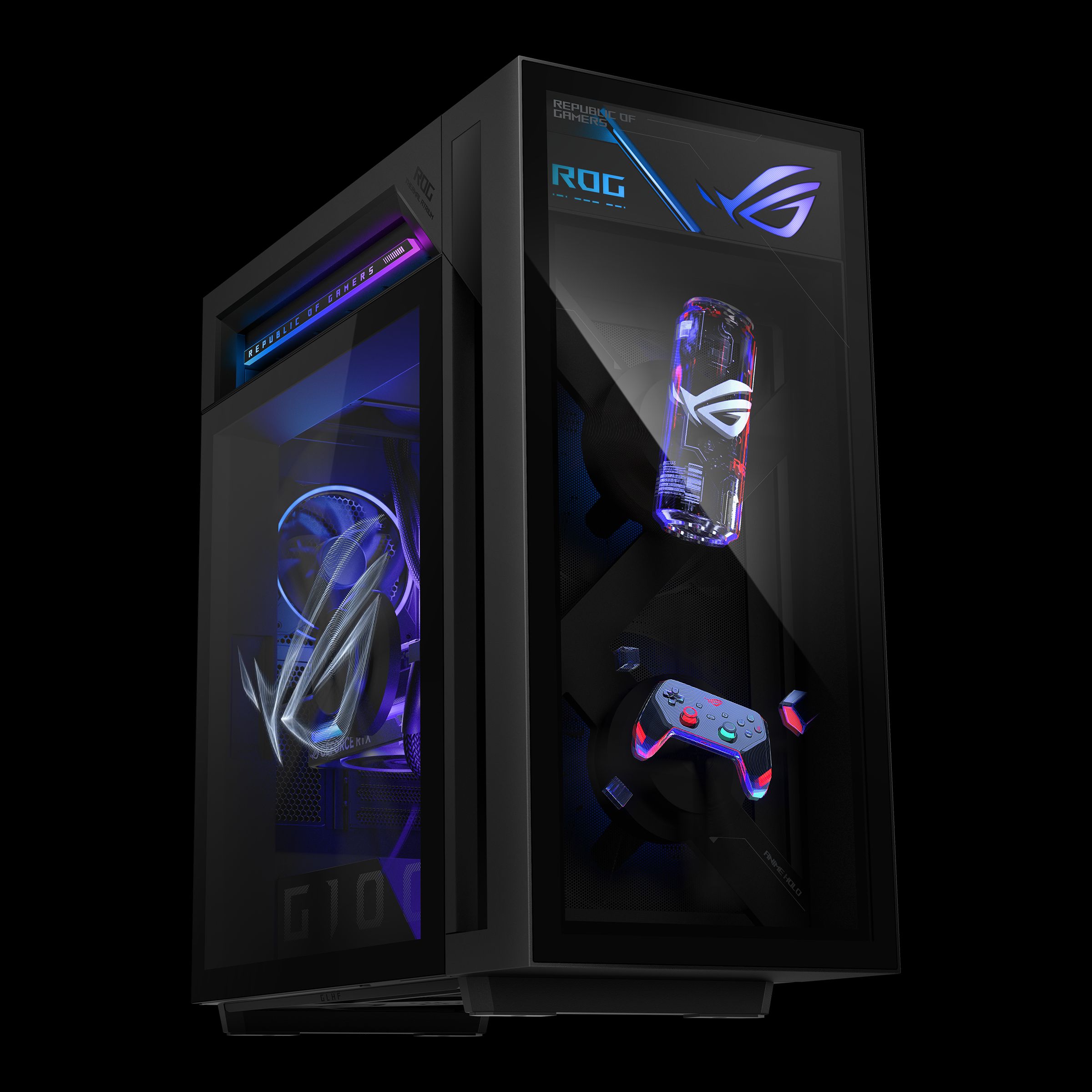 ASUS Built a Holographic Projector Into a PC Fan and Wrapped It Around an RTX 5080