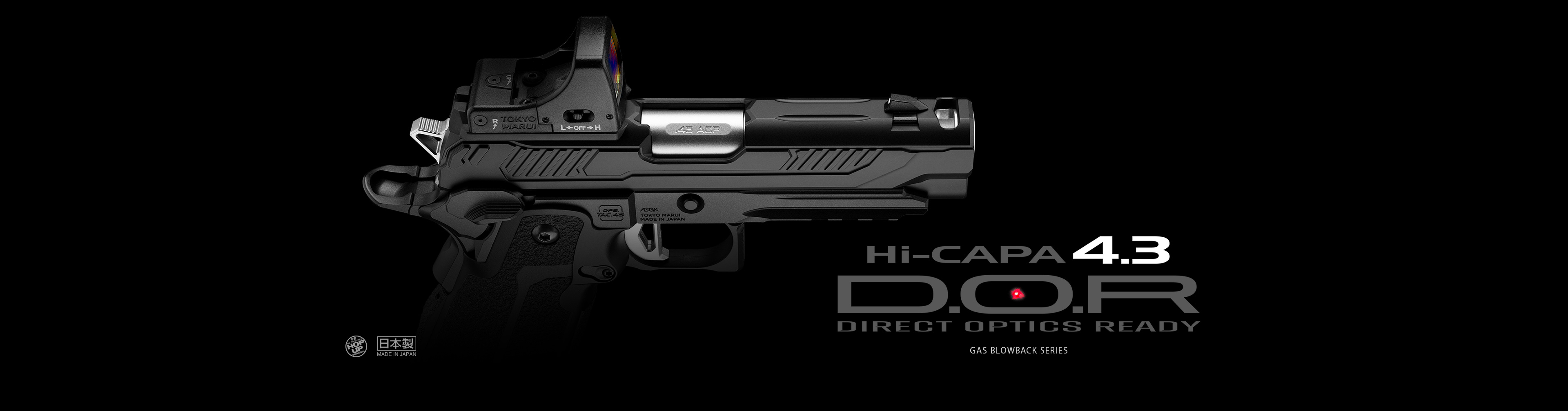 Tokyo Marui Hi-Capa 4.3 D.O.R gas blowback pistol