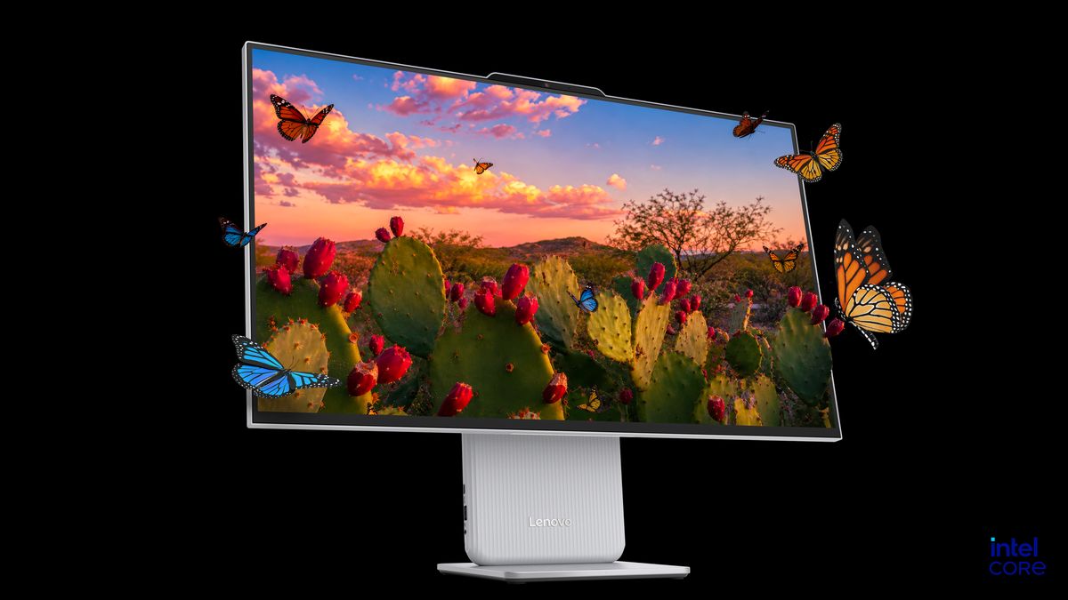Lenovo IdeaCentre AIO i 27-inch all-in-one desktop in Cloud Grey